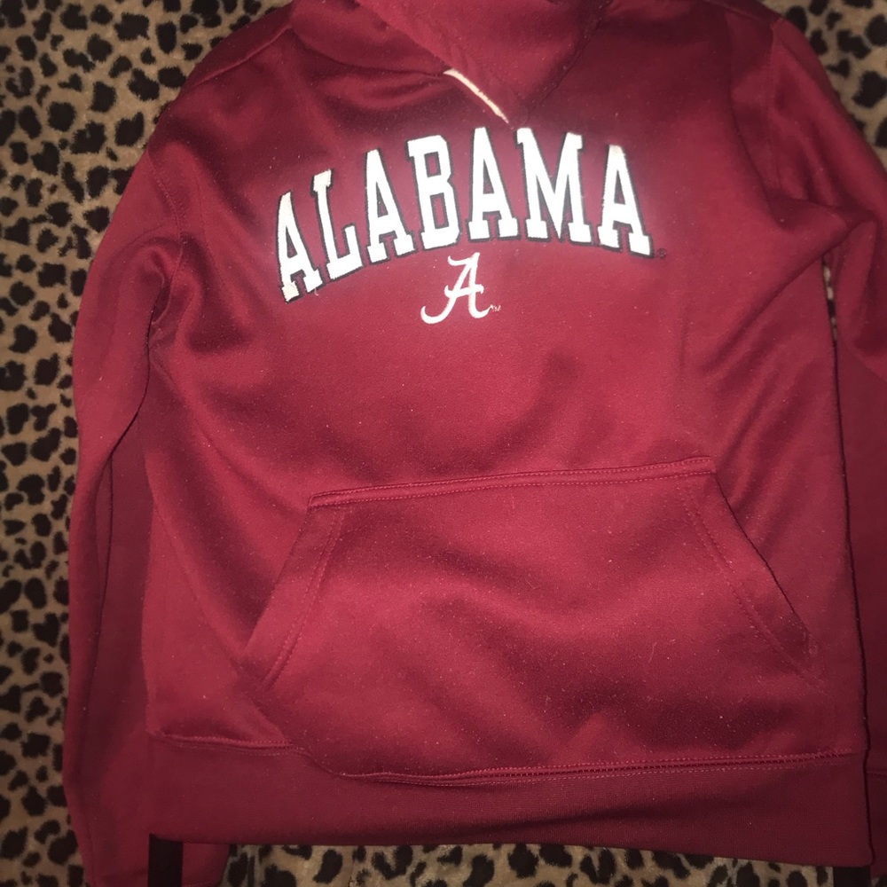 Burgundy Alamaba thick sport hoodie 🌨